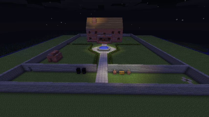 Карта cs_mansion в minecraft