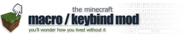 Macro Keybind Mod [1.4.5/1.4.6]
