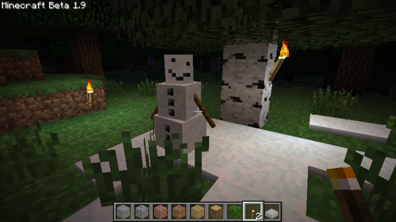 Pumpkin-less Snow Golem [1.4.6]