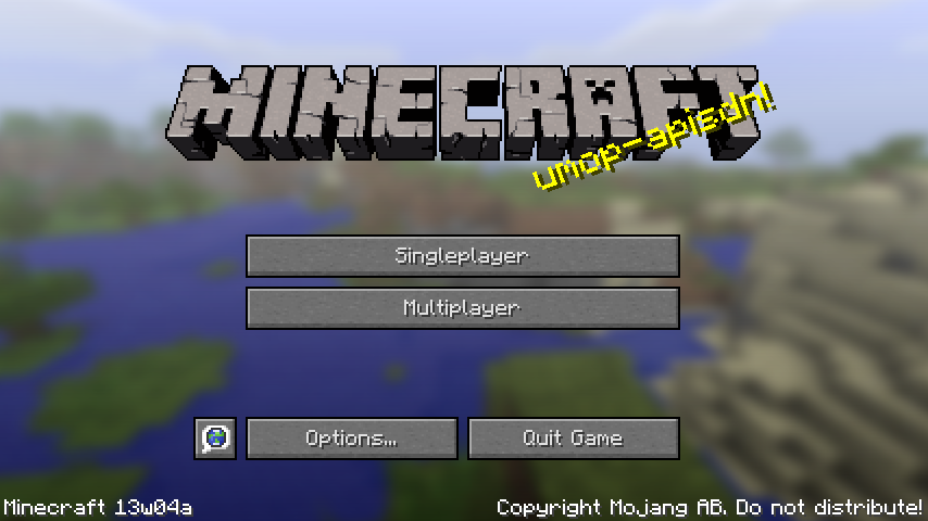 СКАЧАТЬ MINECRAFT 13W04A