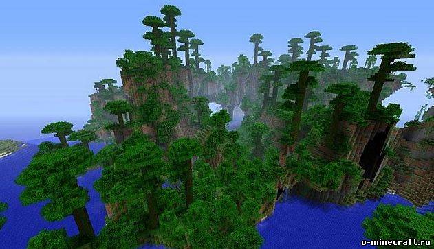 [1.6.2]ExtremeHillsMod - Необычная генерация мира