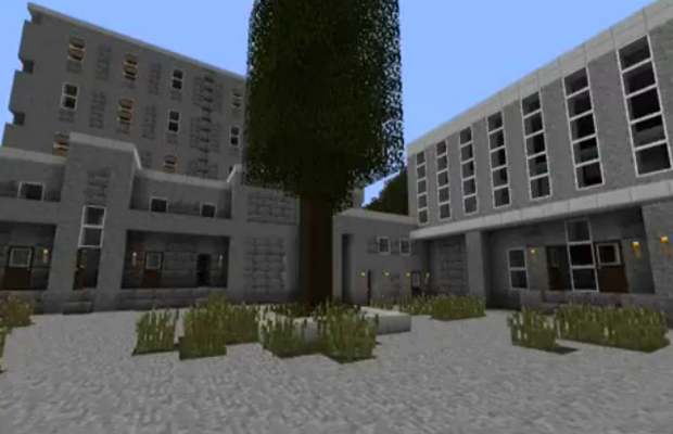 Карта "Город Припять" в minecraft