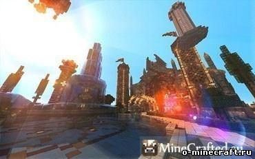 Спавн с большим замком для Minecraft