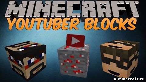 Youtuber Blocks [1.7.10]
