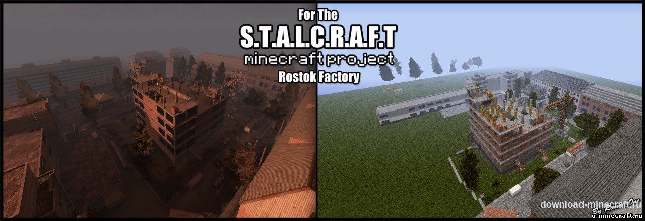 Карта Припять(чернобыль) Майнкрафт 1.9