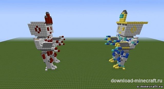 механический робот Майнкрафт 1.9