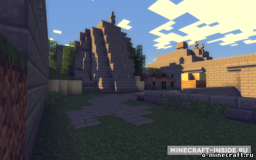 Карта Counter-Strike: de_aztec для minecraft