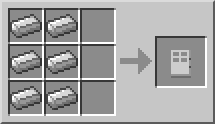 Как сделать дверь в minecraft